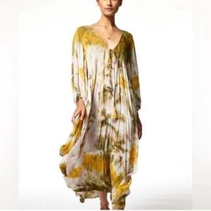 Young fabulous and broke dawn boho tie dye oversized maxi dress size small